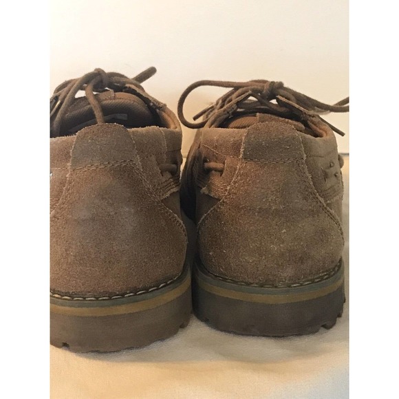 Timberland Jacksons Landing Moc Toe Tan Oxford Shoes Leather Wheat Nubuck Sz 9 main image 8